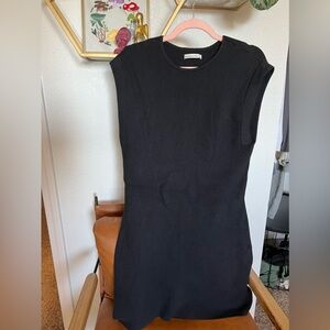 Abercrombie & Fitch Ribbed Short Sleeve Sweater Dress